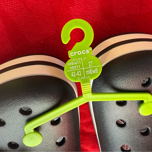 Crocs Crocband Classic Black Clogs. Men Size 9. Women Size 11 Brand New - Picture 11 of 13